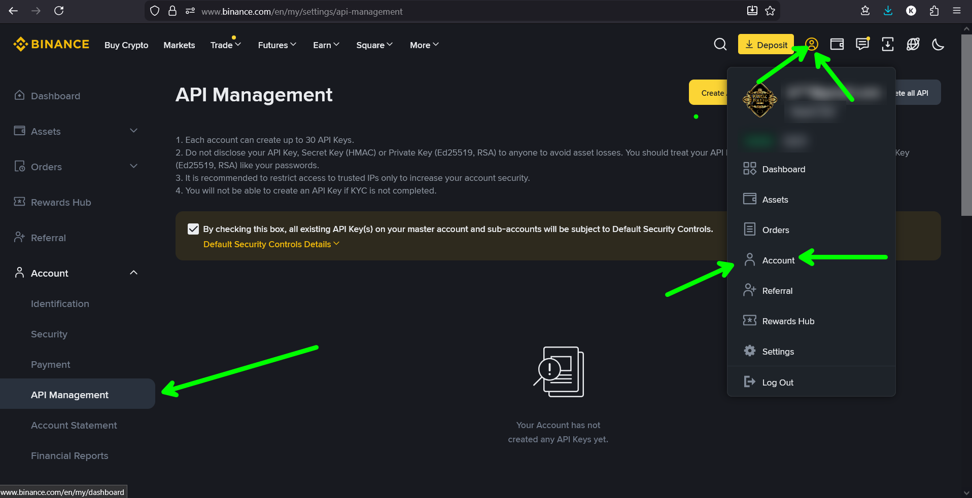 API Management Section