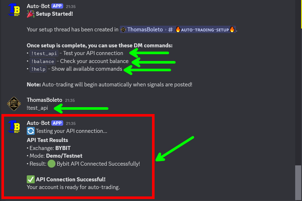 Discord Bot Connection