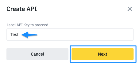 API Naming Screen