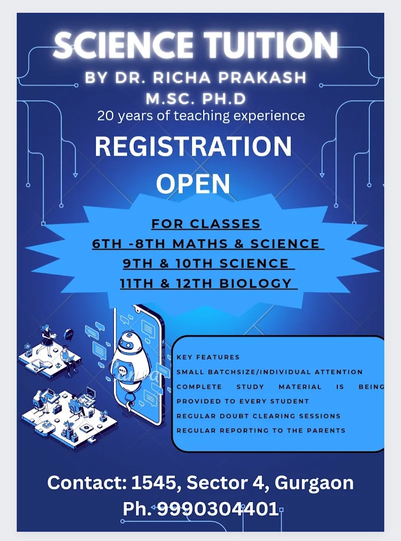 Dr. Richa Prakash Science/Biology Classes