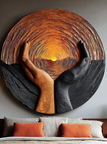 Hand Carved Wooden Sculpture image