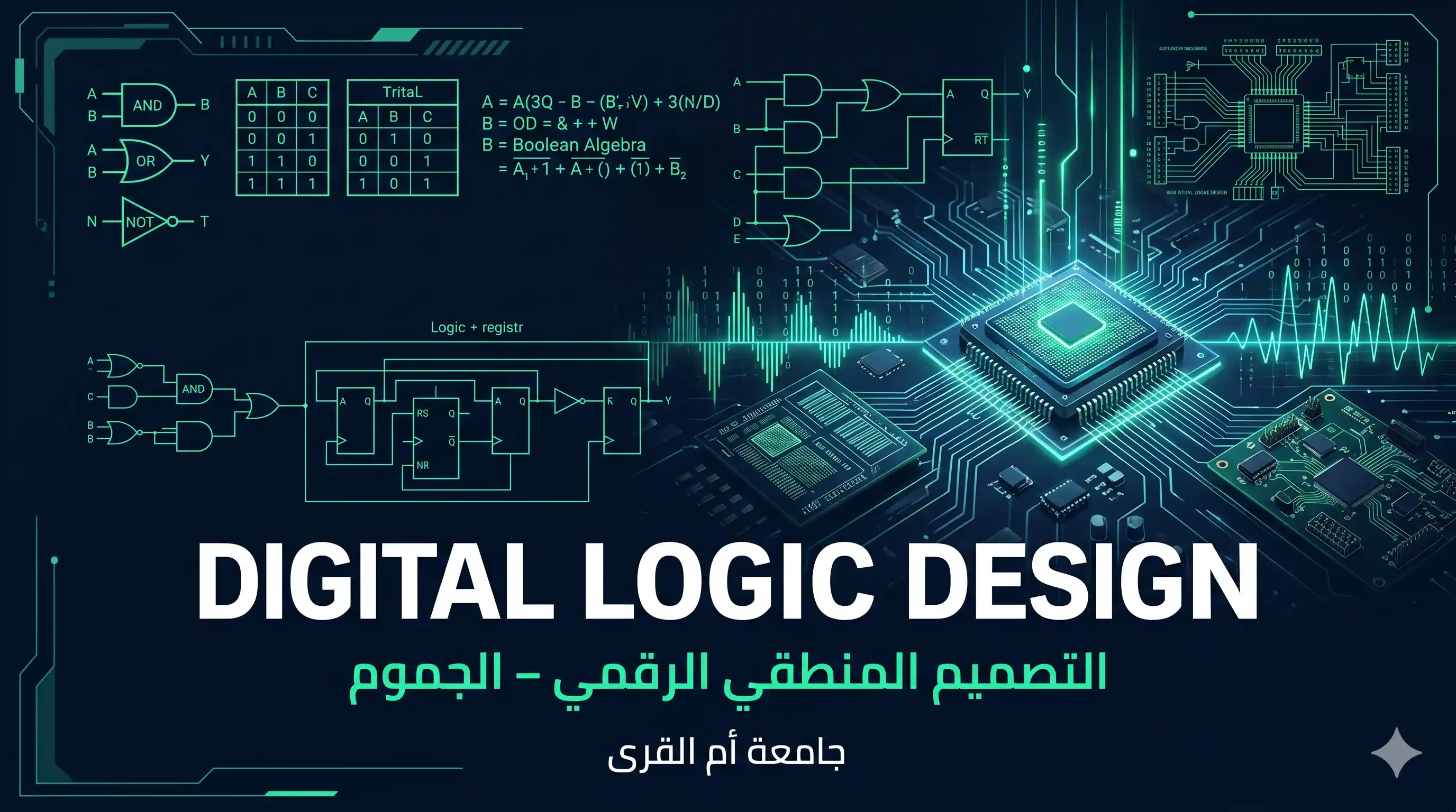 التصميم المنطقي الرقمي – الجموم