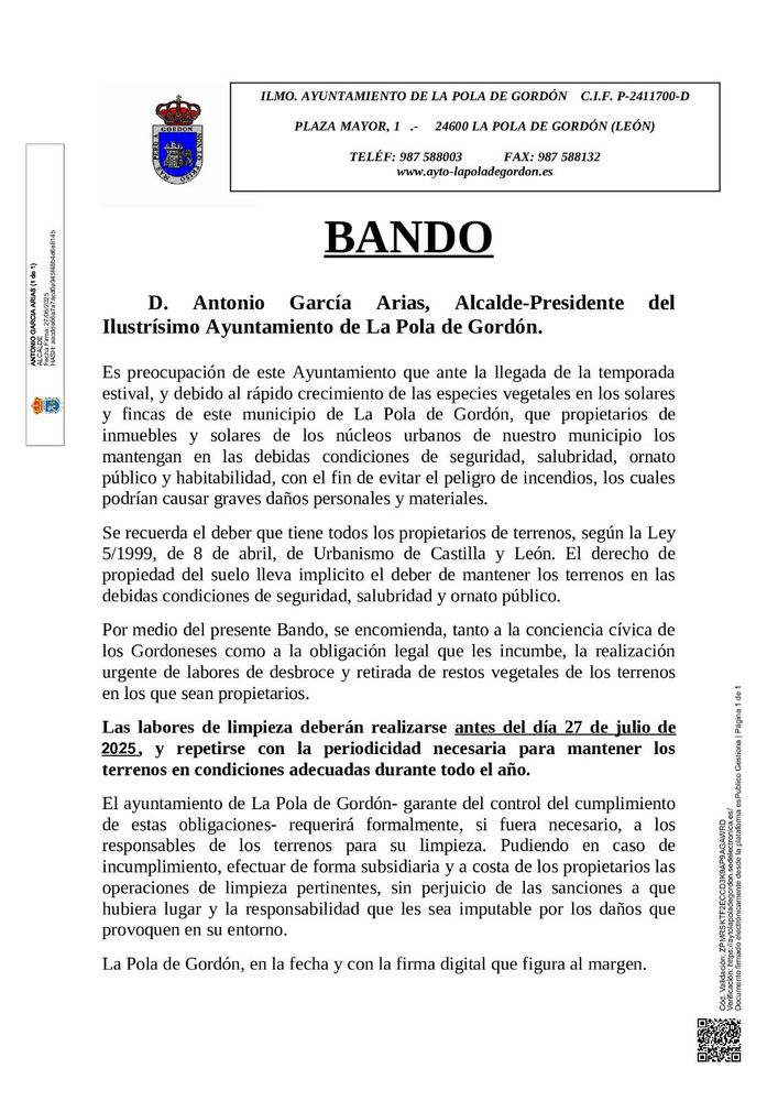 Ayuntamiento de La Pola de Gordón