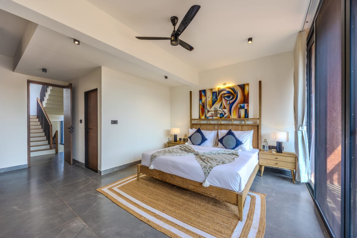 Serenica | 4-BHK Villa with Private Pool, Bar Lounge, Terrace Views, Lift & Peaceful Pilerne Location | Pet-friendly preview 3