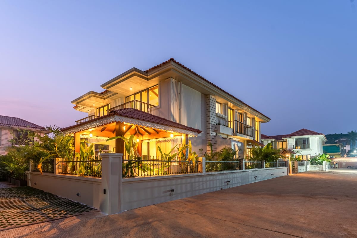 Casa Bonita | 4-BHK with Private Pool, Gazebo, and Patio Area| Close to Candolim Beach