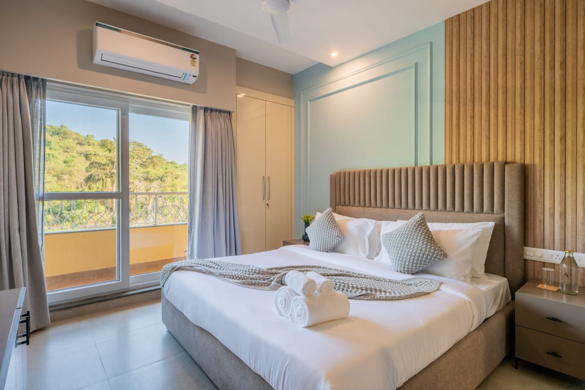 Veera Marina | 3-BHK Penthouse With Terrace, Common Pools & Lift, Near Candolim Beach