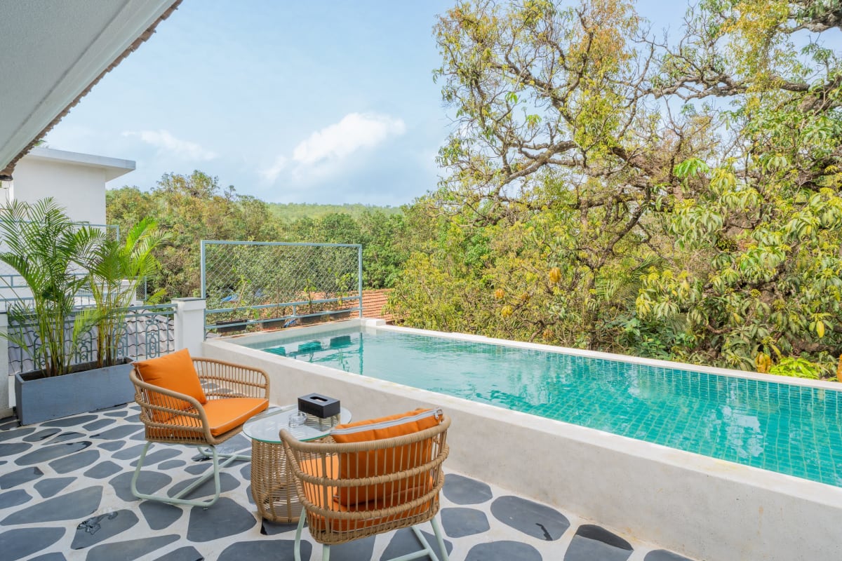 Purple Coral | Luxe 5-BHK Villa With Two Private Pools & Lift Near Chapora Fort preview 4