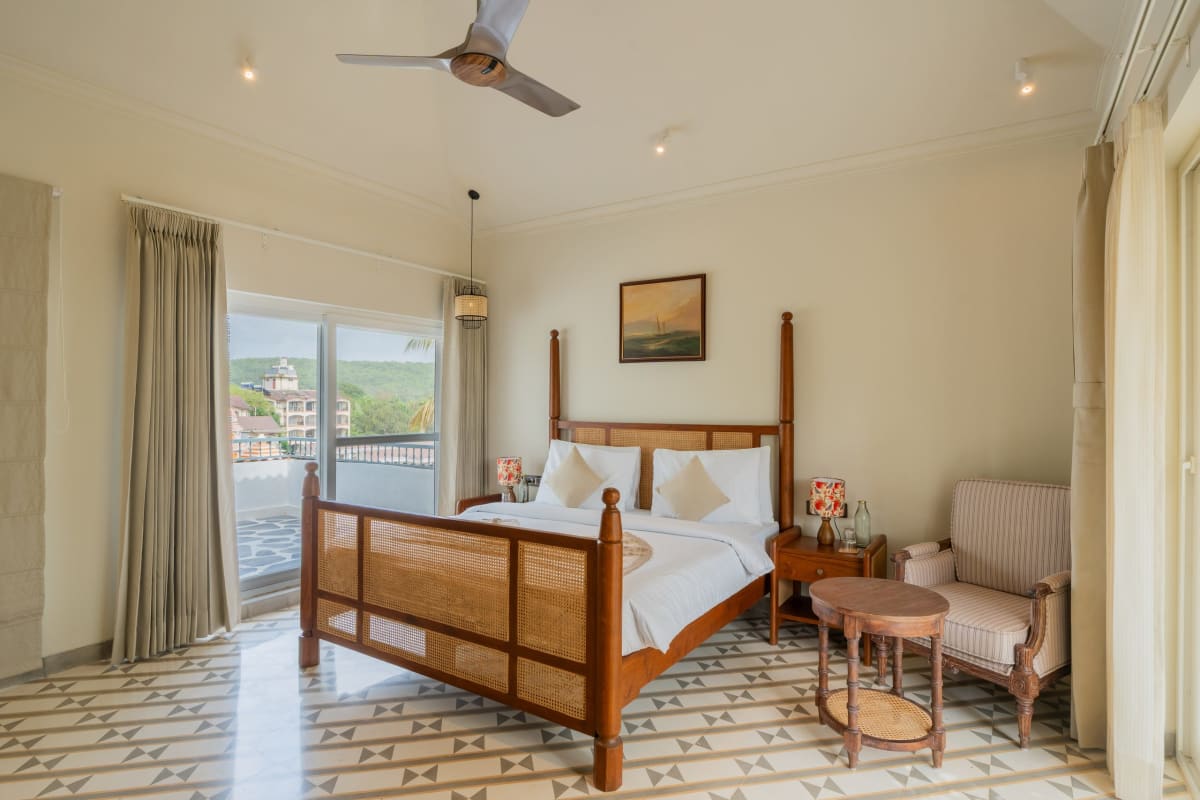 Purple Coral | Luxe 5-BHK Villa With Two Private Pools & Lift Near Chapora Fort
