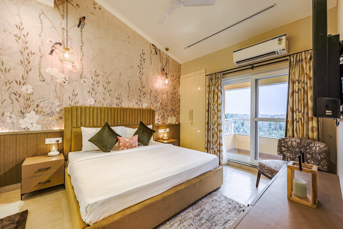 Veera Marina | Charming 3-BHK Apt Near Candolim Beach With Common Pools & Lift preview 3