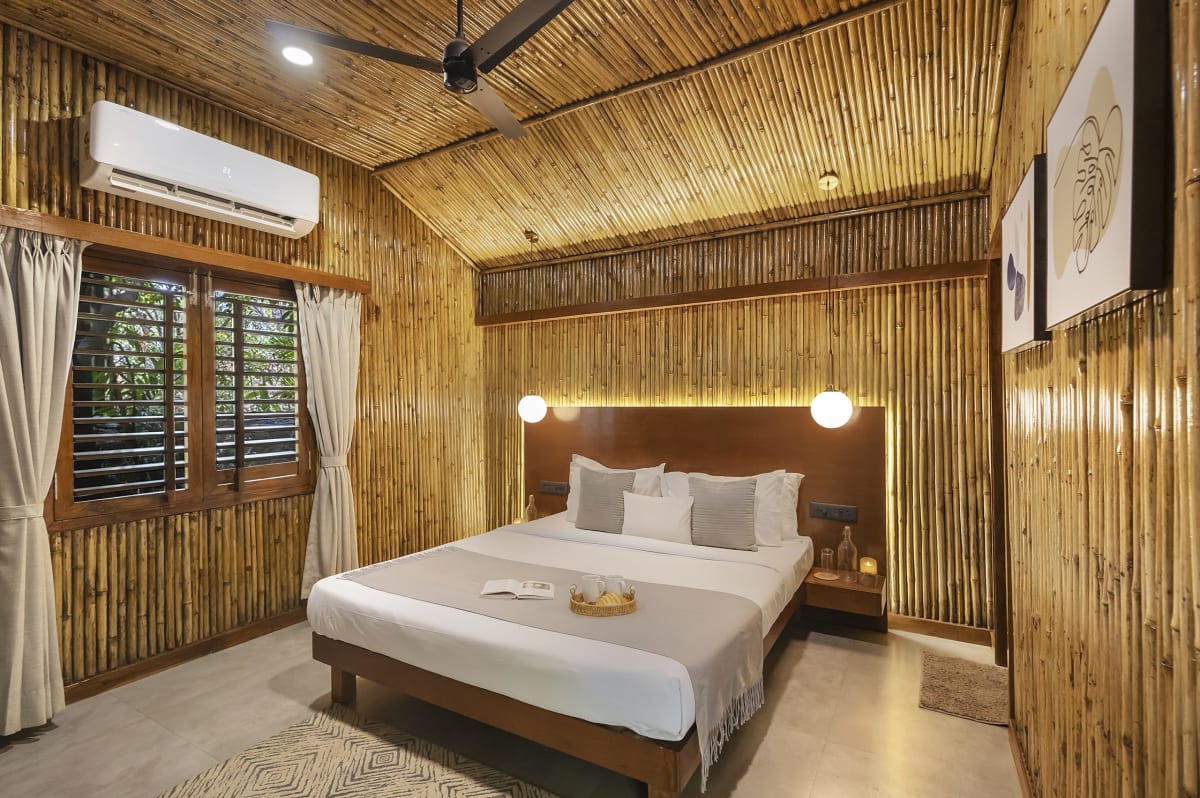Timber Standard Suite | Pet-friendly Bamboo Cottage with Pvt Sit-Out Area & Shared Dining preview 4