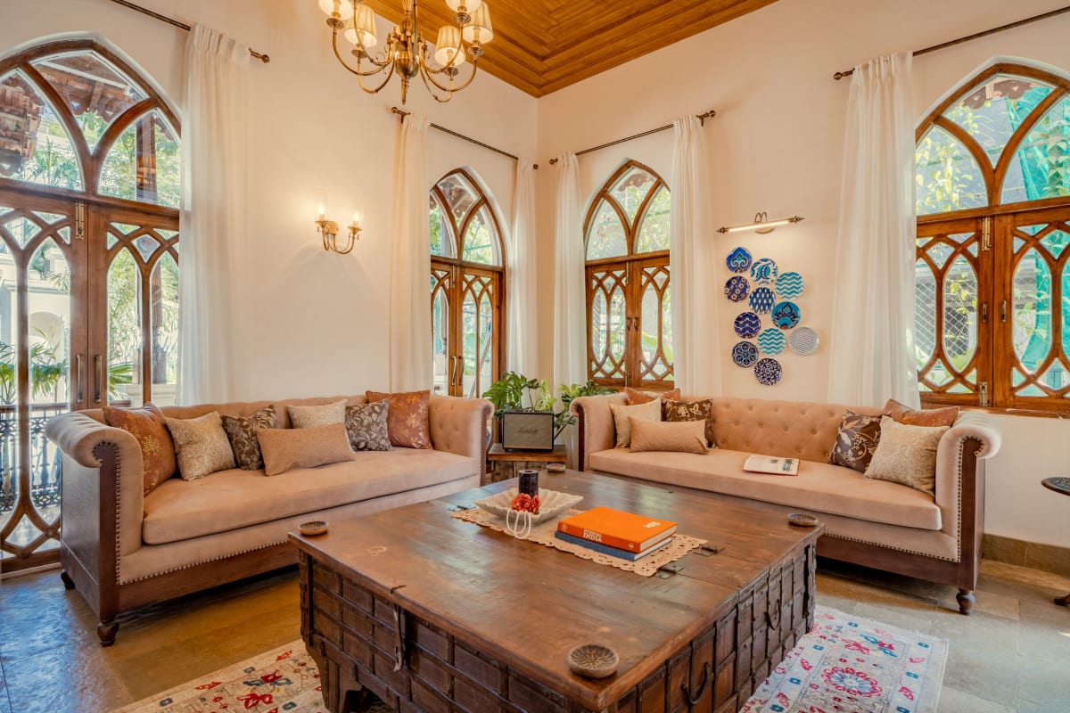 Samukha | Pet-friendly 4-BHK With Private Pool & Garden & Entertainment Lounge