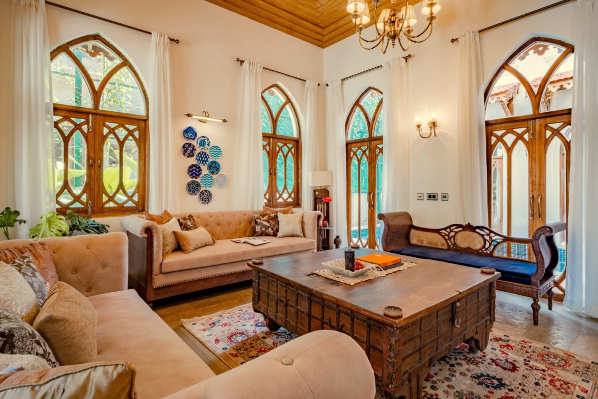 Samukha | Pet-friendly 4-BHK With Private Pool & Garden & Entertainment Lounge