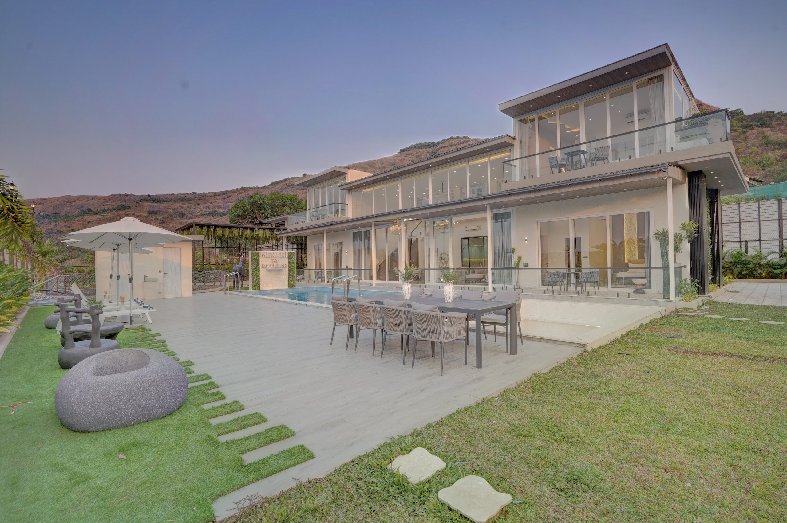 Privé Meraki Villa terrace and lounge