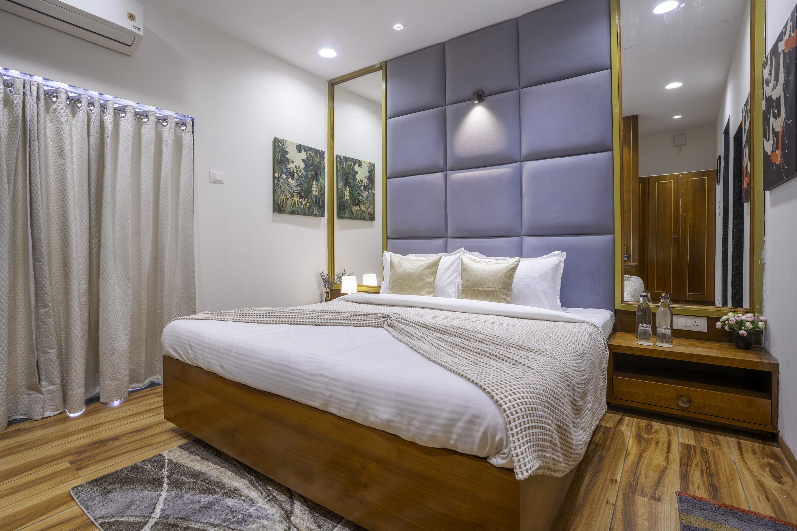 Spacious living area in a Karjat group villa