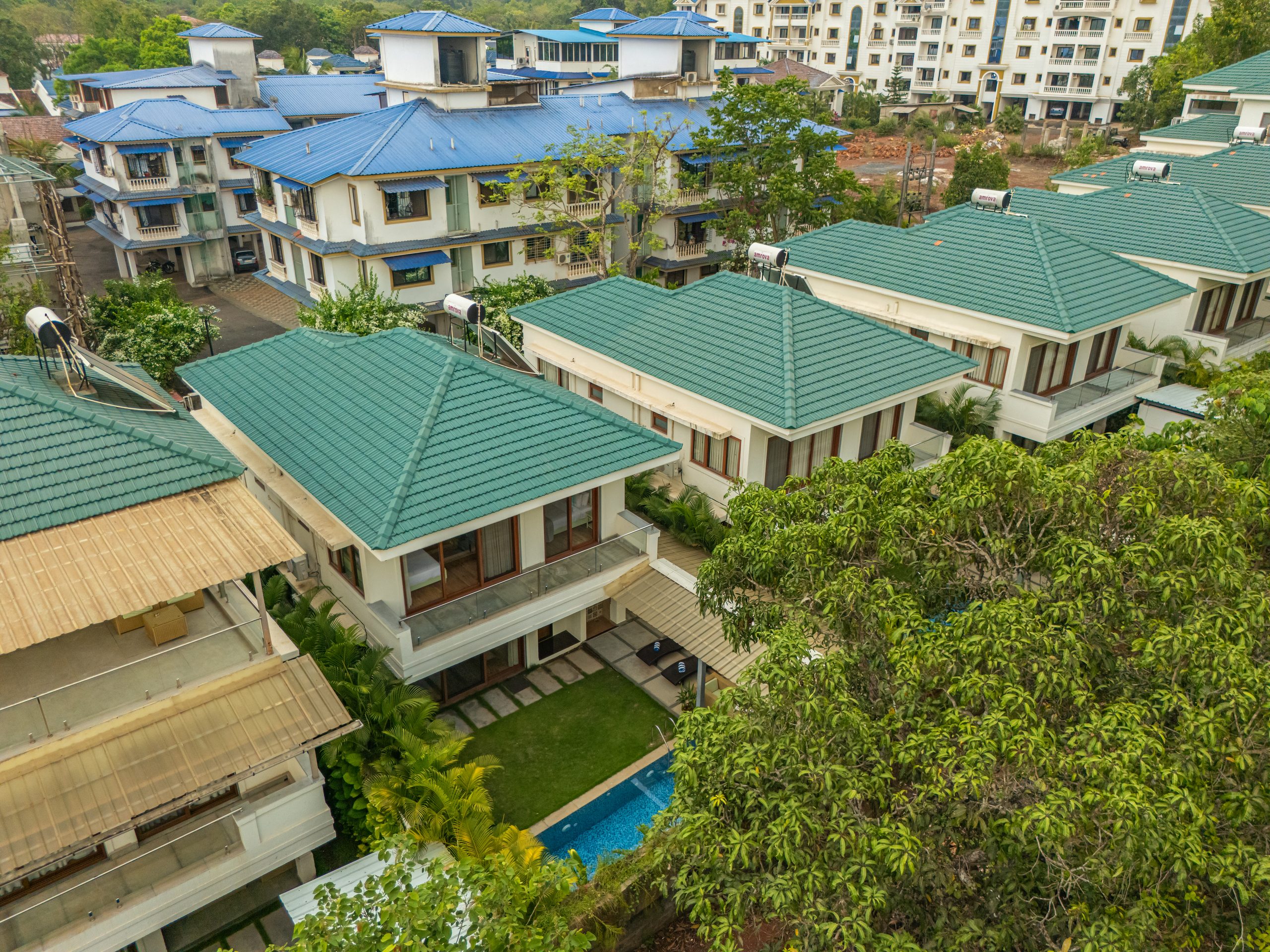 Azalea 3BHK luxury villa Goa living room