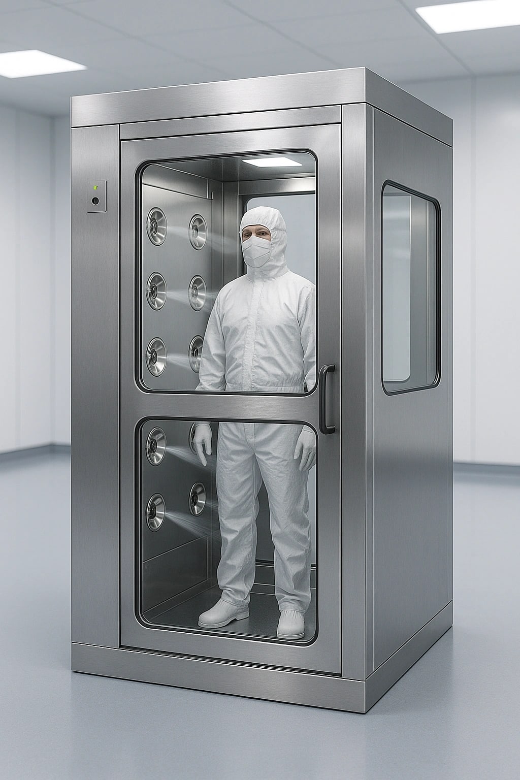Single-Person Air Shower manufacturer India | VayuClean Technologies