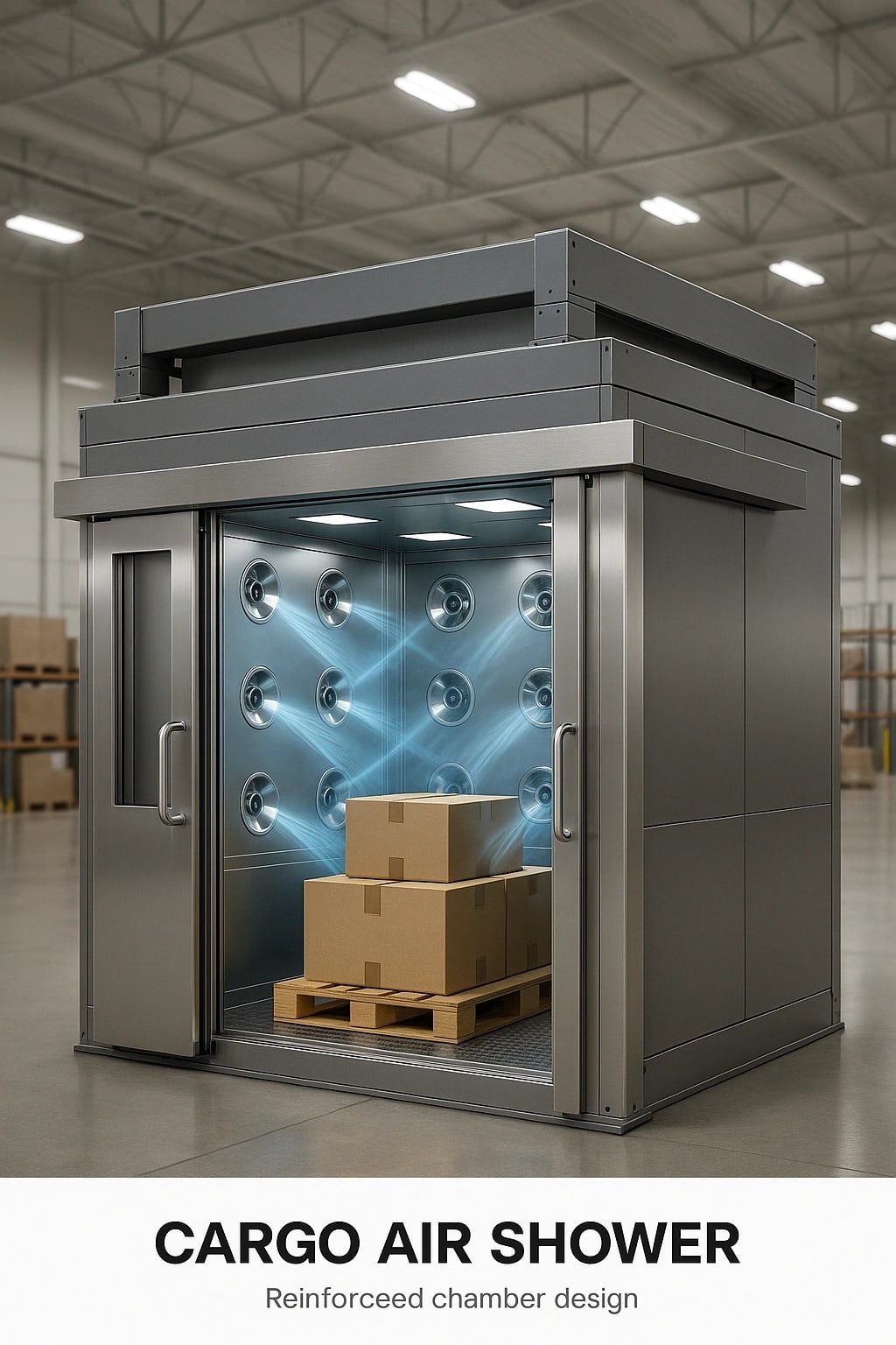 Cargo Air Shower manufacturer India | VayuClean Technologies