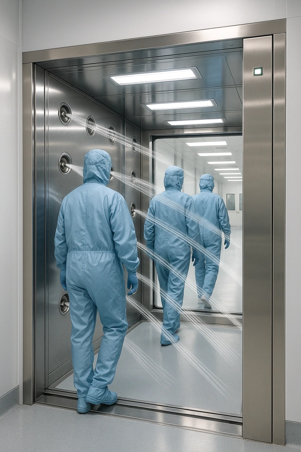 Tunnel / Multiple-Person Air Shower manufacturer India | VayuClean Technologies