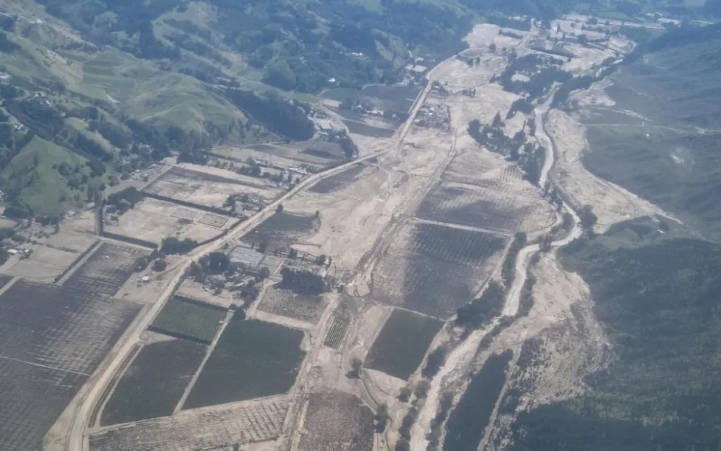 Mud now cakes the Esk Valley, showing the extent of flood waters during Cyclone Gabrielle