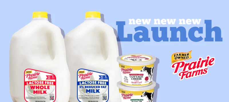 Prairie Farms Launches Lineup of Lactose-Free Dairy Products