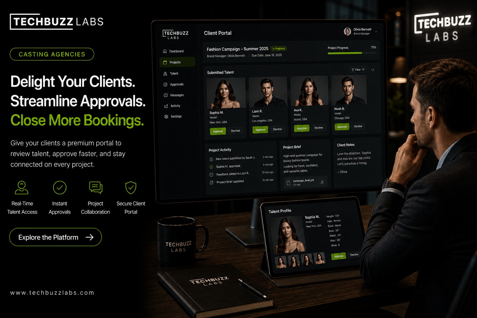 The Client Portal Advantage: Why Brands Prefer Tech Enabled Casting Agencies