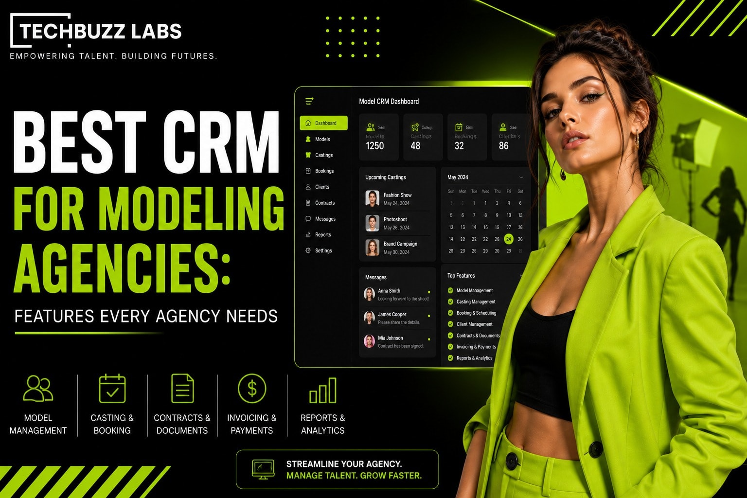 Best CRM for Modeling Agencies: Features Every Agency Needs
