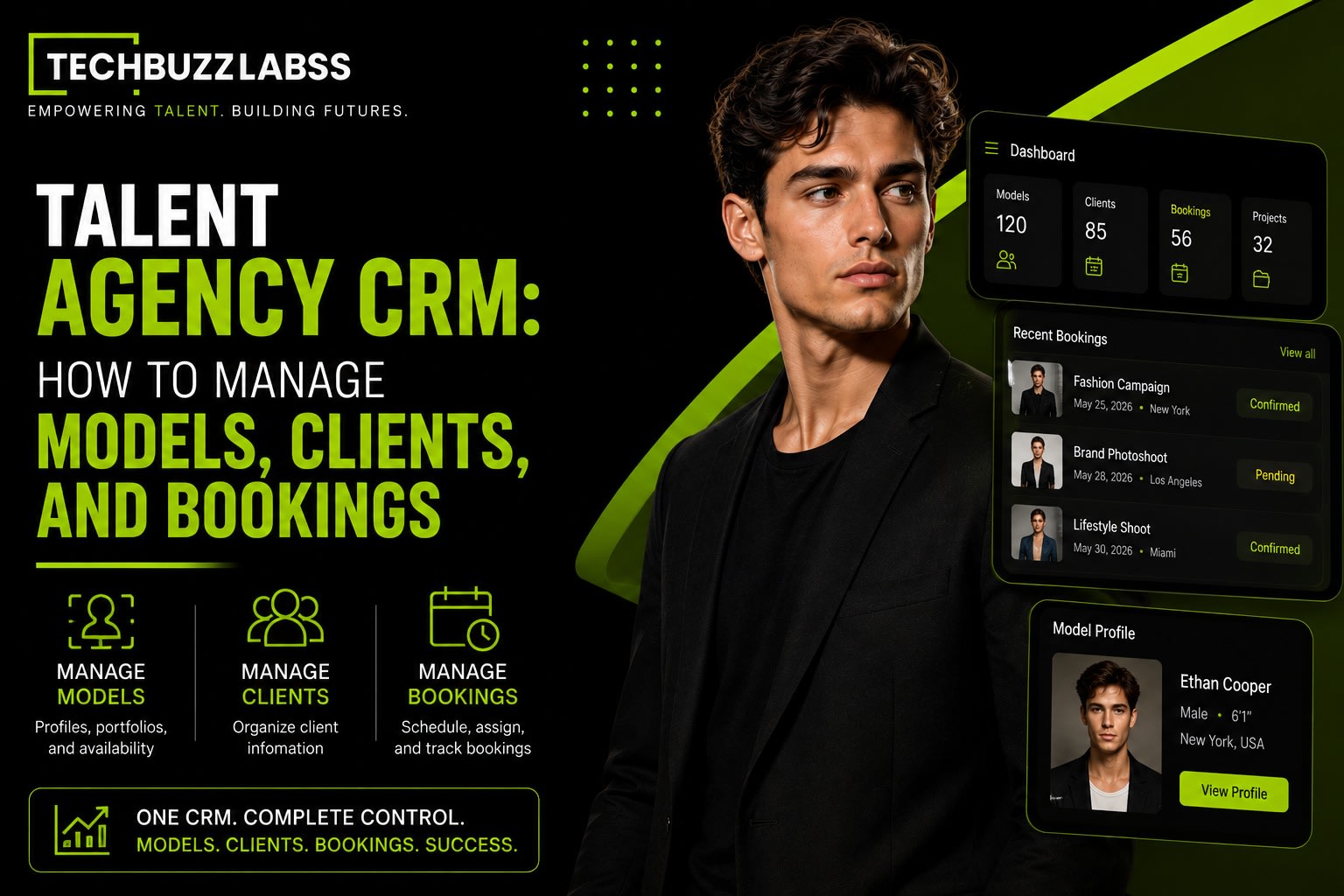 Talent Agency CRM: How to Manage Models, Clients, and Bookings