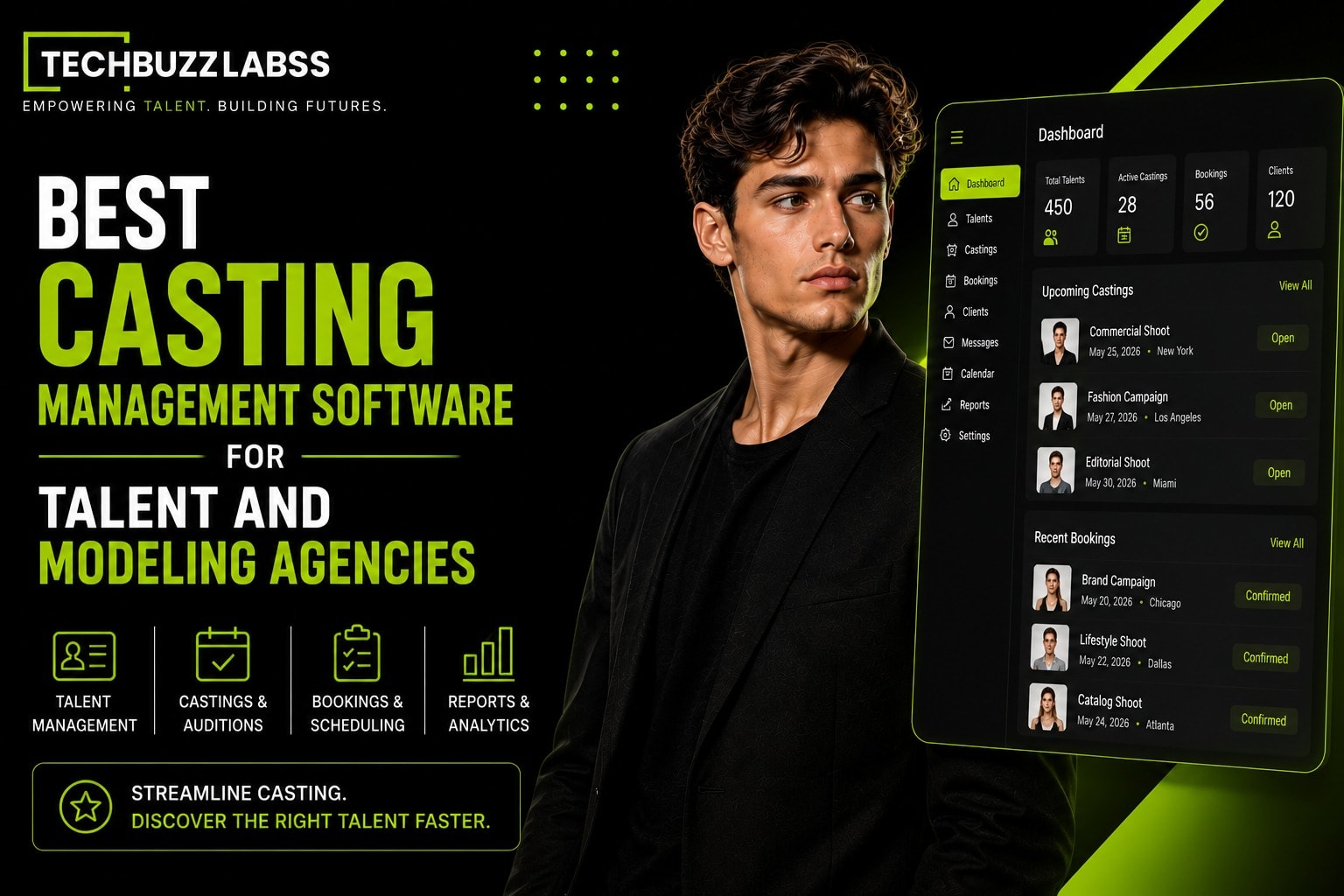 Best Casting Management Software for Talent and Modeling Agencies