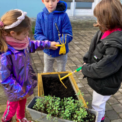 Un jardin sensoriel à Saive