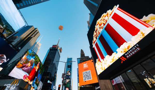 Levita fait voler des popcorns à New-York