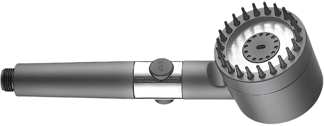 Blamoora high-pressure handheld shower head with adjustable spray modes