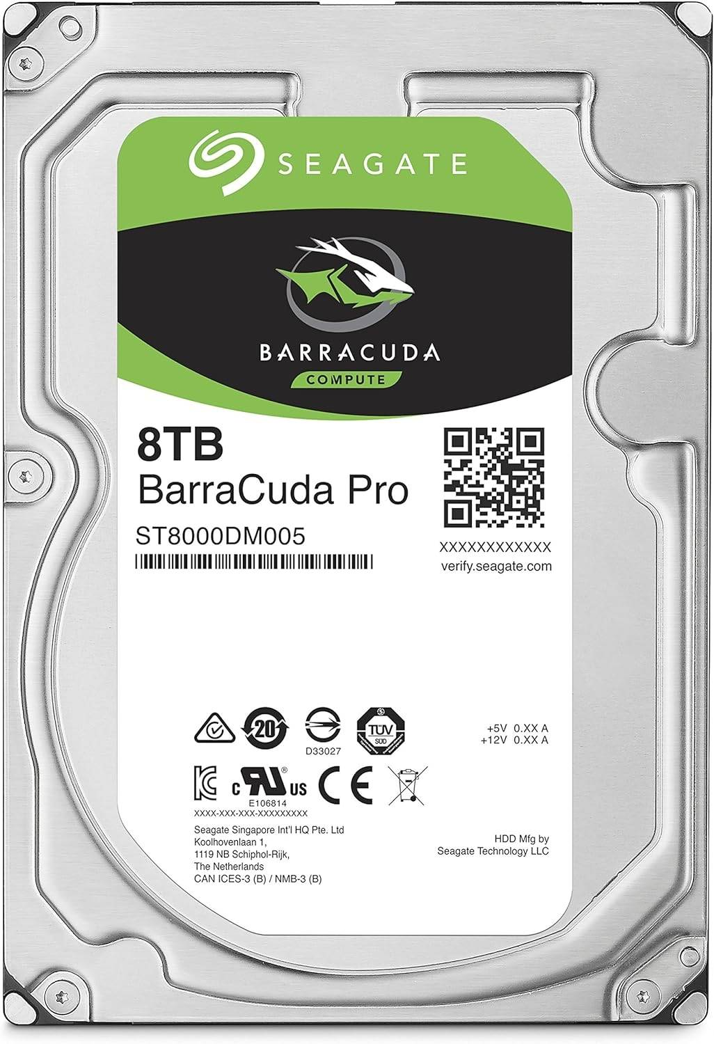 Seagate BarraCuda Pro 8TB 3.5" HDD