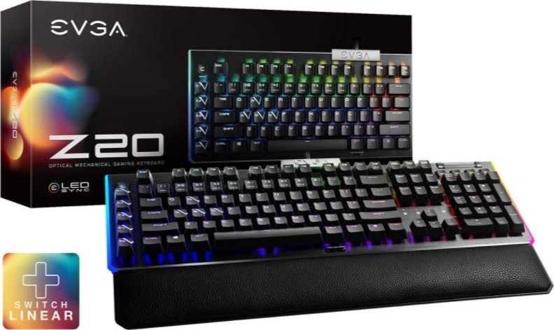 EVGA Z20 RGB Optical Mechanical Keyboard