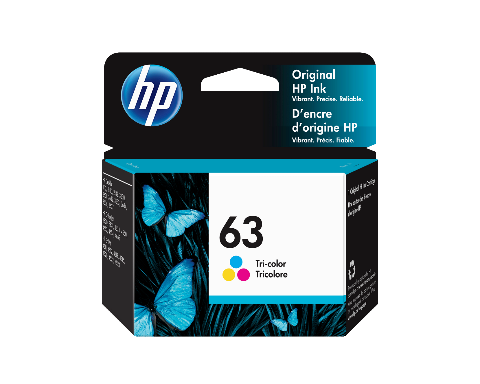 HP Ink Cartridge 63 Tri-Color