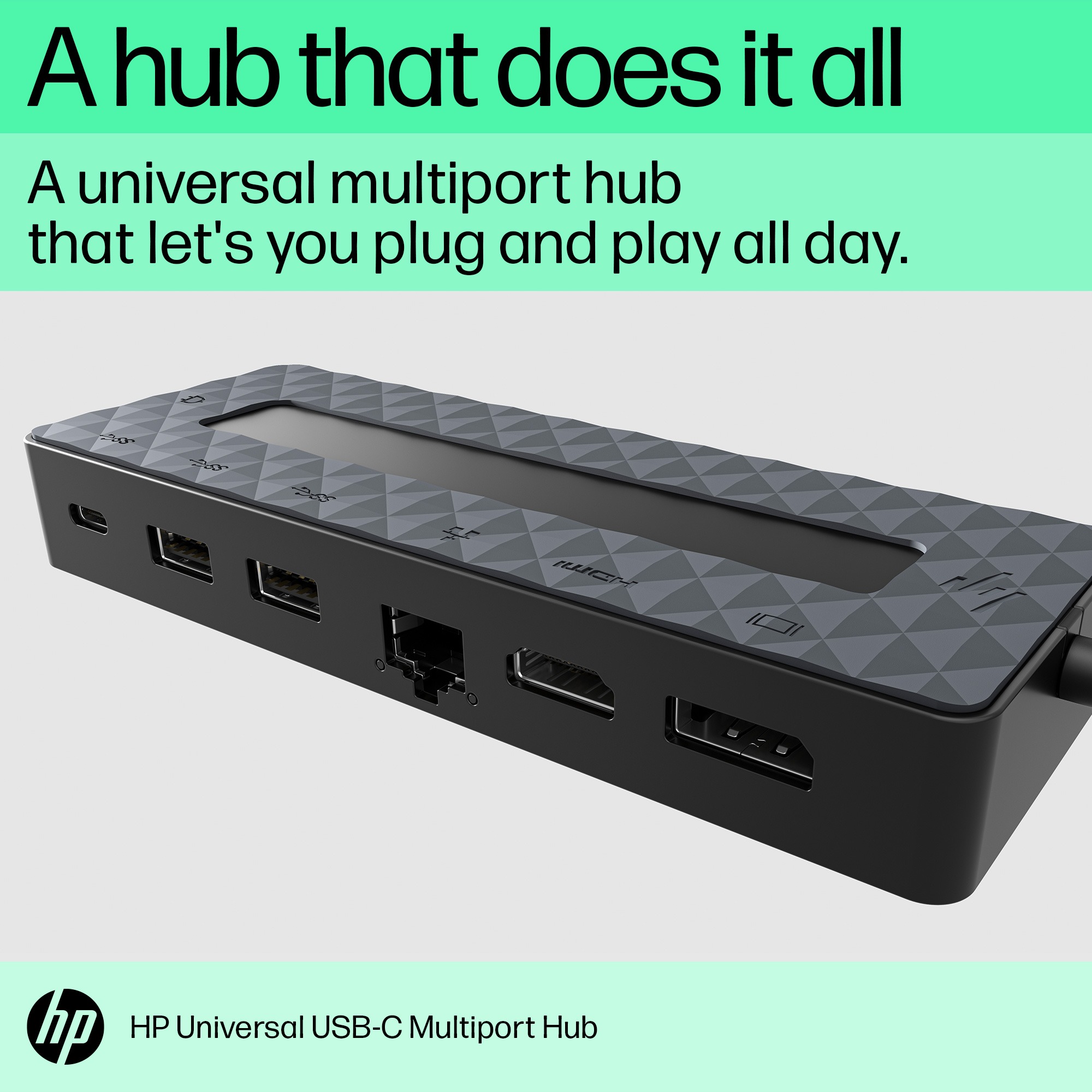 HP USB-C Hub 6-in-1