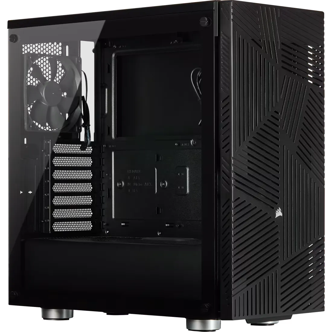275R Airflow Tempered Glass Mid-Tower Gaming Case — Black