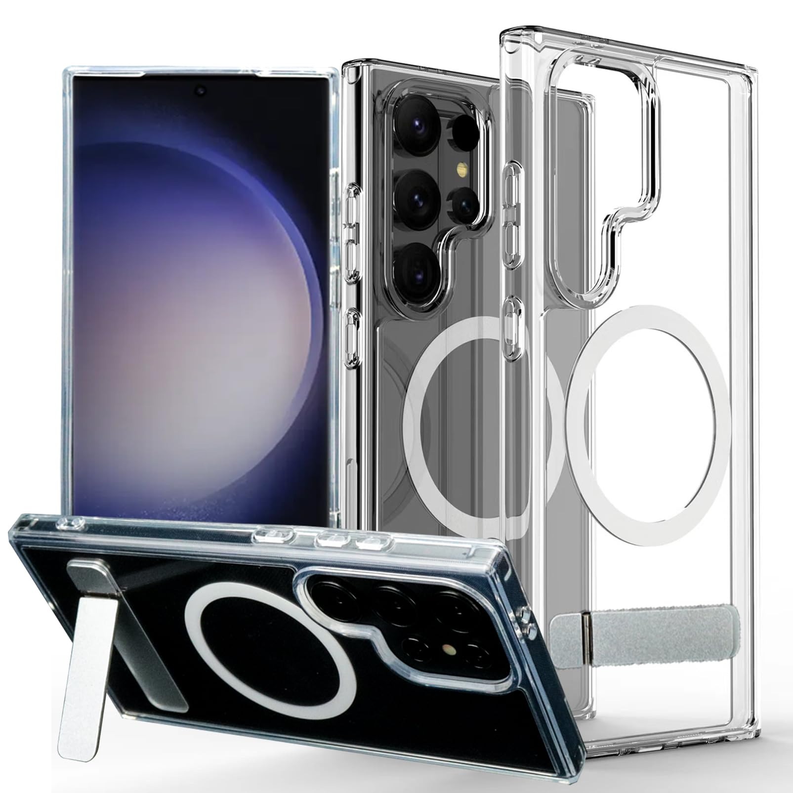 Samsung Clear Standing Cover for Galaxy S24 Ultra