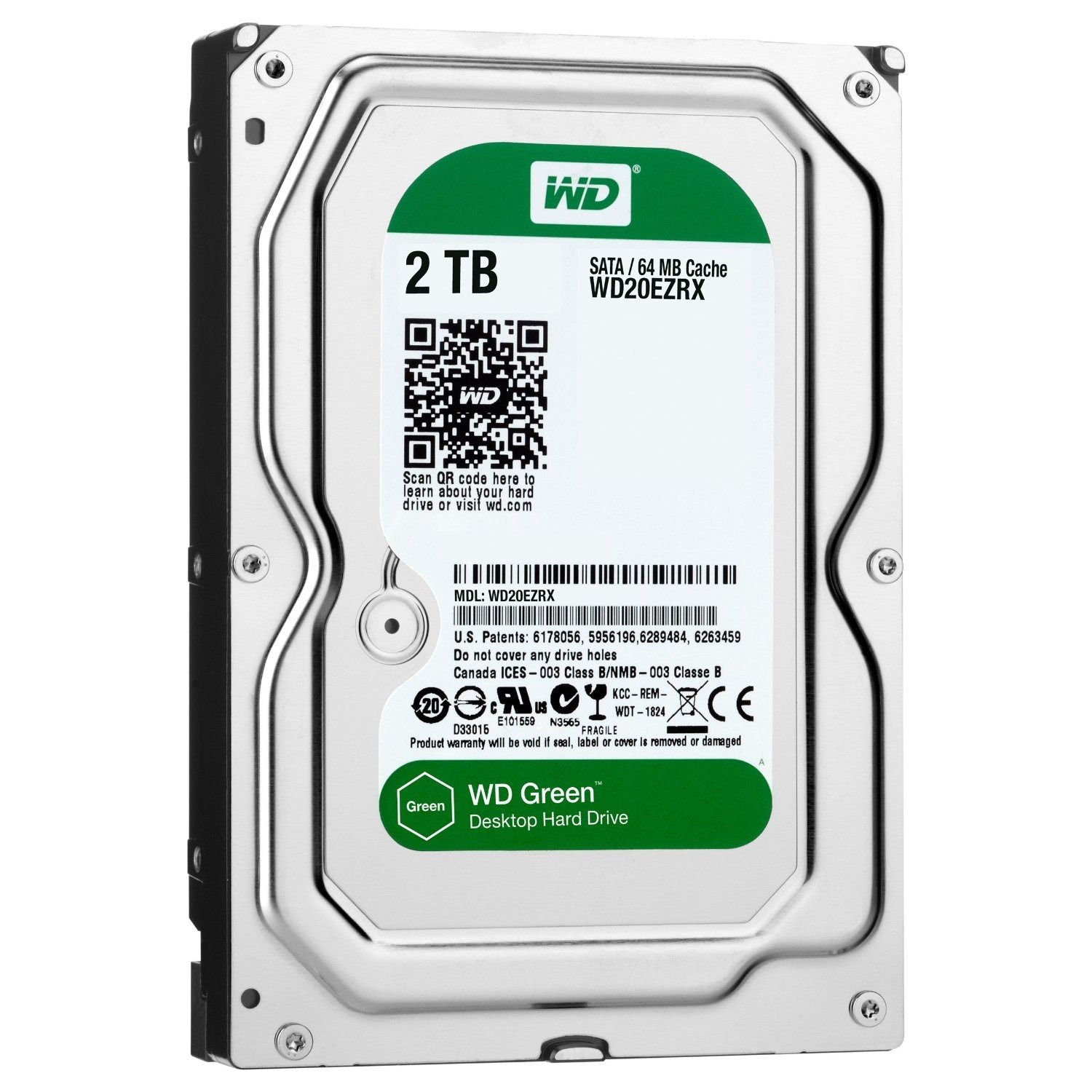 WD Green 2TB 3.5" HDD (Eco)
