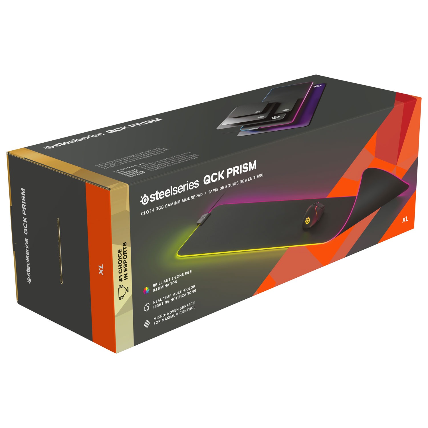 SteelSeries QcK Prism XL Mouse Pad