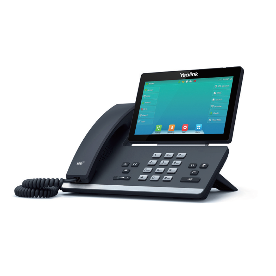Modern VoIP Phone on a Desk