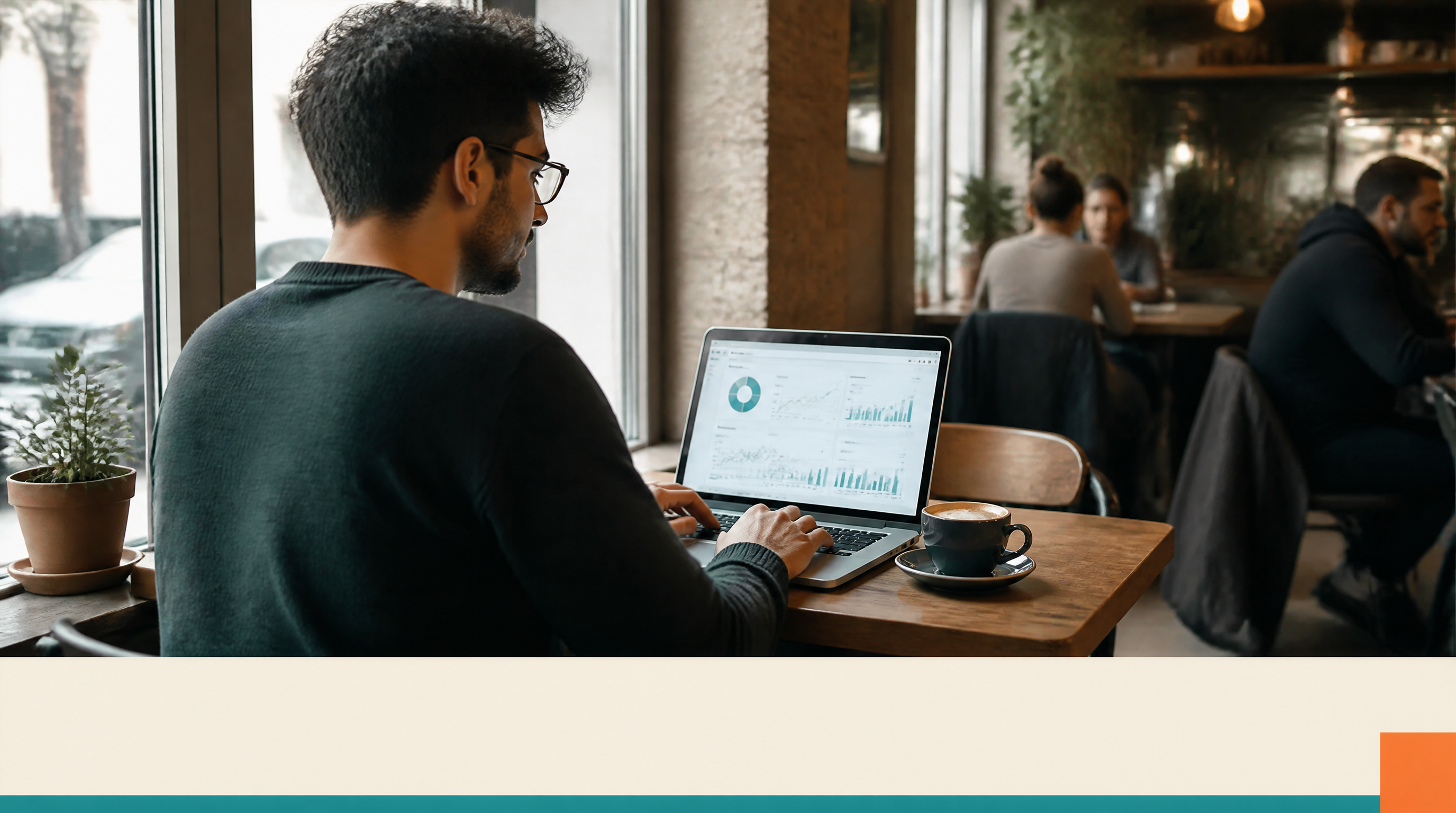 The AI Service-Desk Copilot: Categorizing IT Tickets Before They Reach a Technician — Closing visual: A young IT professional in a casual Montreal café set