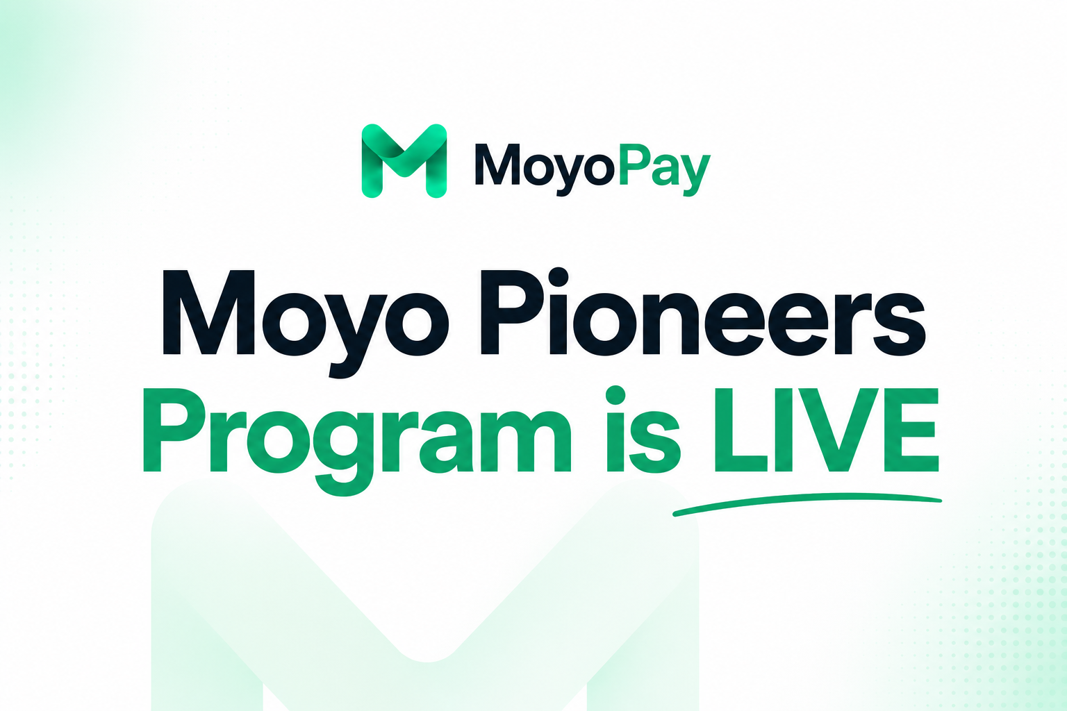 Introducing the Moyo Pioneer Program