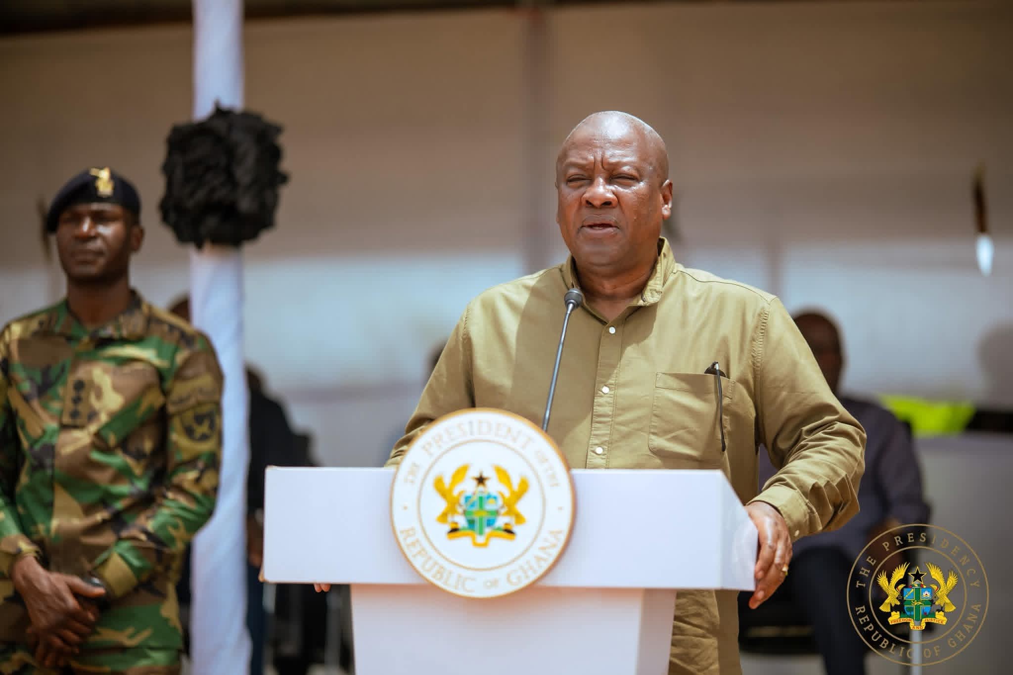 Mahama Urges Quality Work on Bimbilla 24-Hour Market Project