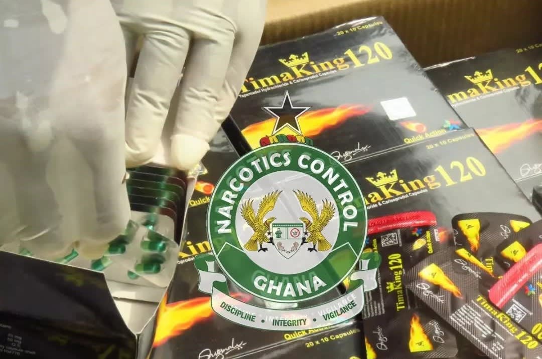 NACOC Intercepts 5 Million Tramadol Tablets Worth GH¢100 Million at Accra Airport