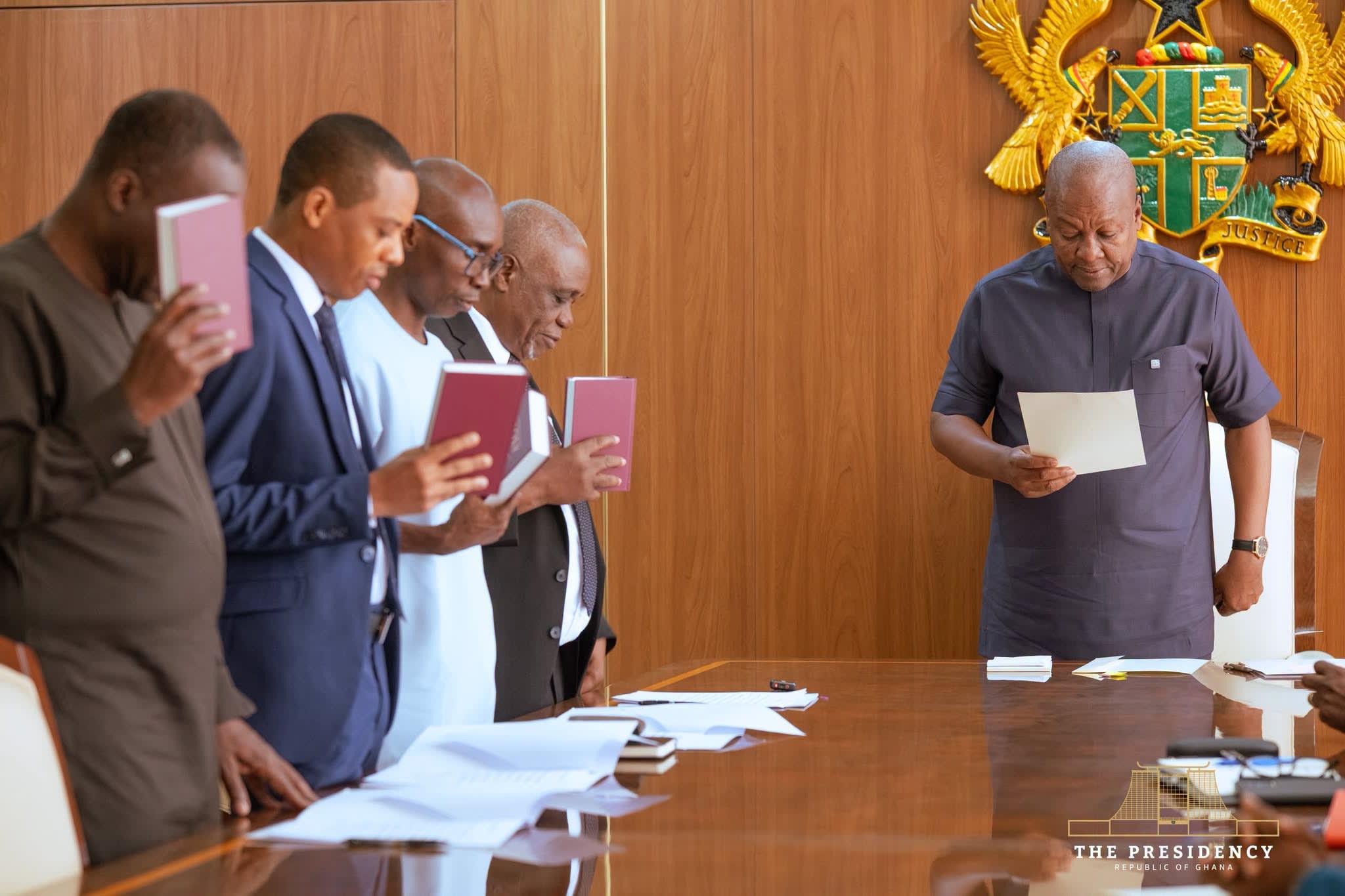 Mahama Swears In Independent Fiscal Council to Guard Public Purse