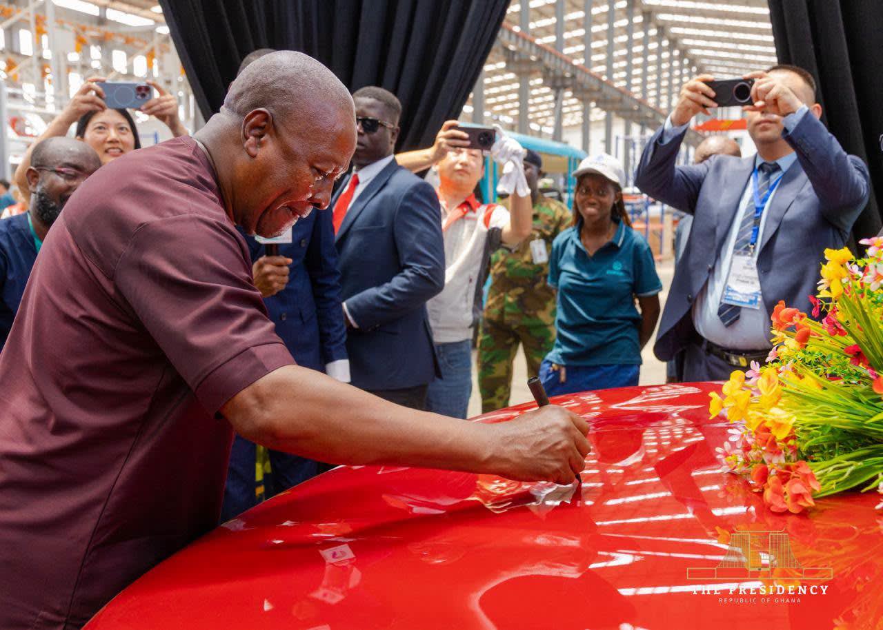 Mahama Commissions Third Phase of Zonda Tec Ghana Assembly Plant