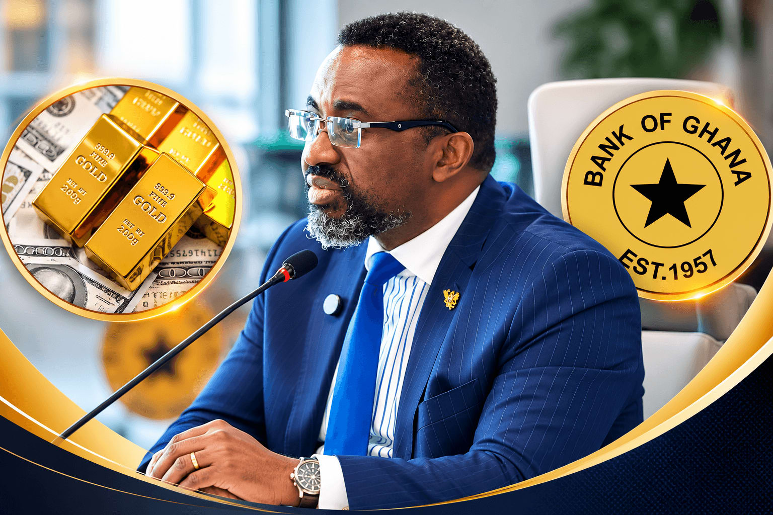 Ghana's International Reserves Fall to US$12.94 Billion Despite Strong Trade Surplus