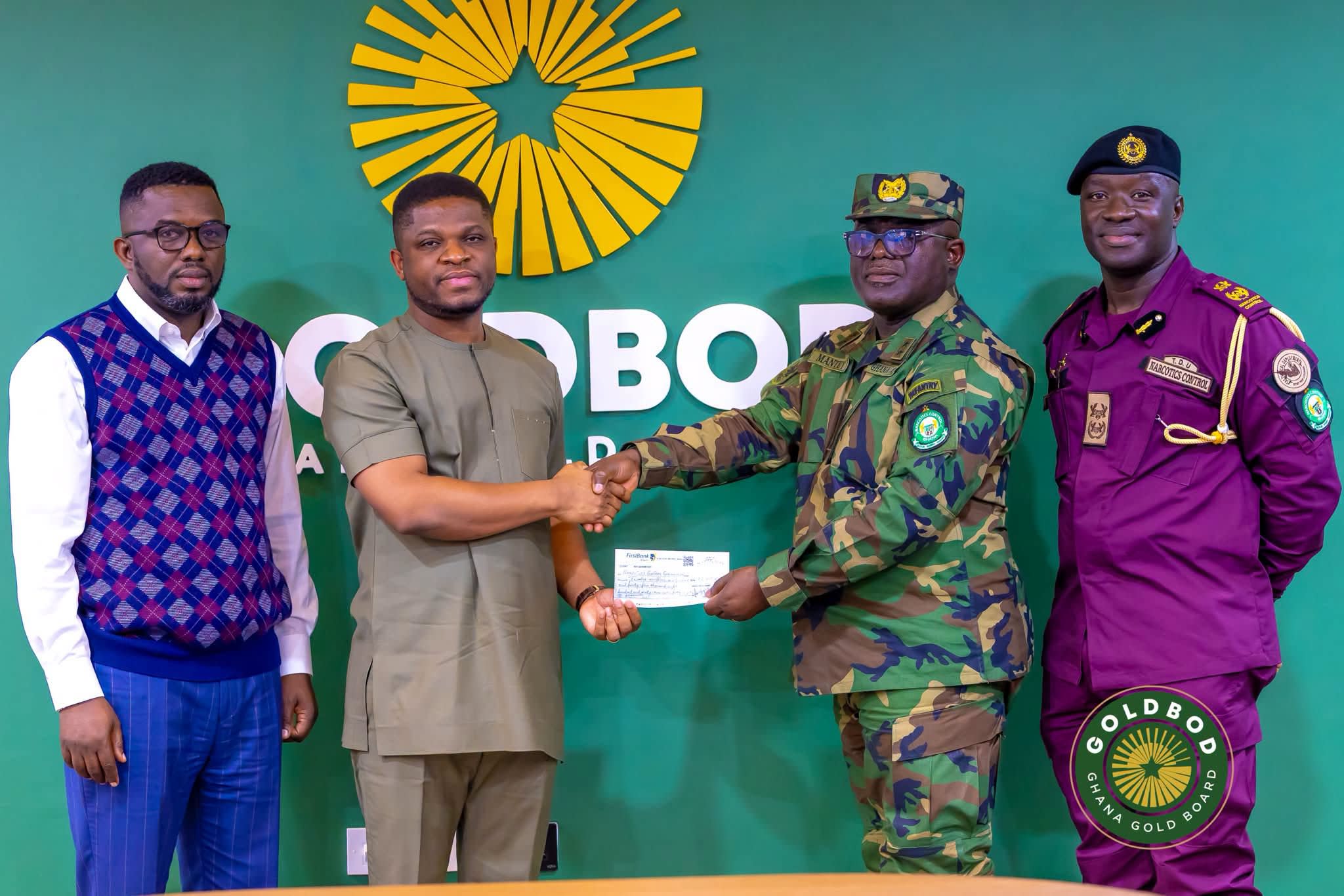 GoldBod Rewards NACOC with GH¢12.65 million after Landmark Gold Seizure