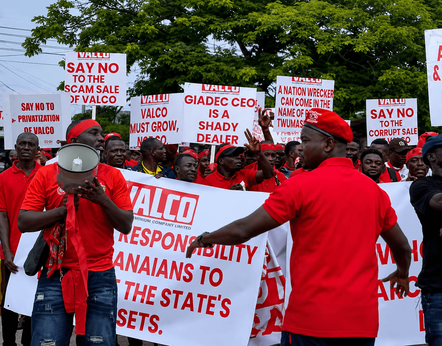 ICU Ghana Protests Alleged VALCO Sale, Demands Protection of Workers' Jobs