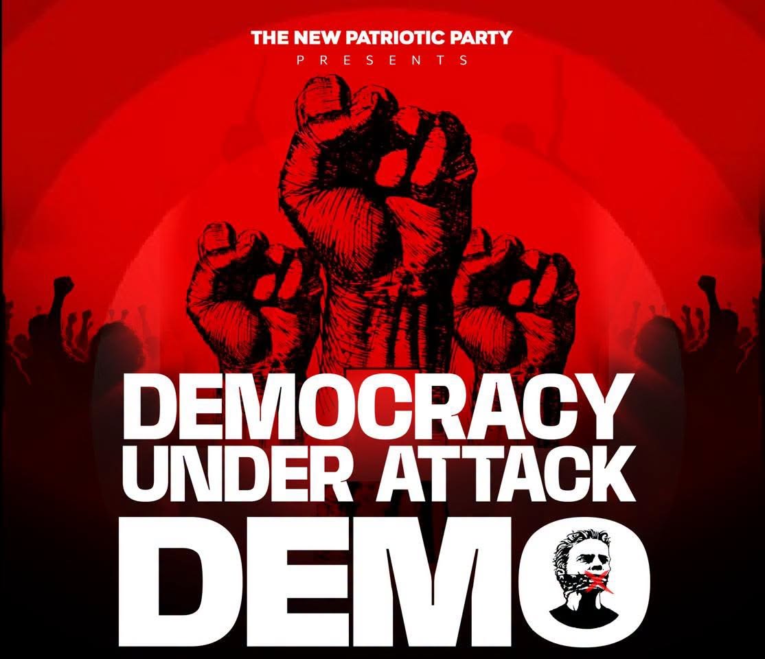 NPP Stages ‘Democracy Under Attack’ Demonstration in Accra Today